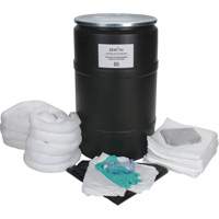 Premium Spill Kit, Oil Only, Drum, 55 US gal. Absorbancy Distribution Jean Lapalme