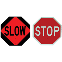 Double-Sided "Stop/Slow" Traffic Control Sign Distribution Jean Lapalme