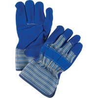 Gants d'ajusteur de premi&egrave;re qualit&eacute; avec coutures en Kevlar, Grand, Paume en Cuir de vache refendu, Doublure en Coton Distribution Jean Lapalme
