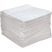 Premium Anti Static Sorbent Pads, Oil Only, 15" x 18", 25 gal. Absorbancy Distribution Jean Lapalme