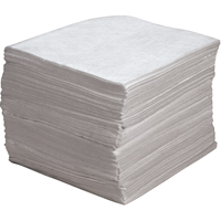 Premium Meltblown Sorbent Pads, Oil Only, 15" x 17", 30 gal. Absorbancy Distribution Jean Lapalme