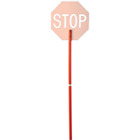 Traffic Control Sign Plastic Handle Distribution Jean Lapalme