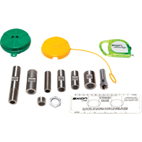 Trousse de mise &agrave; niveau pour douche oculaire/faciale Axion Advantage avec t&ecirc;te de douche oculaire/faciale en plastique ABS vert Distribution Jean Lapalme