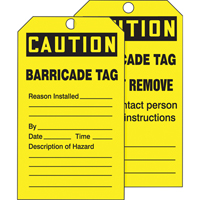 Tags By-The-Roll Safety Tags, Cardstock, 3" W x 6-1/4" H, English Distribution Jean Lapalme