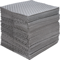 Industrial-Grade Fine Fibre Sorbent Pads, Universal, 15" x 17", 40 gal. Absorbancy Distribution Jean Lapalme