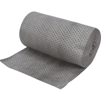 Industrial-Grade Fine Fibre Sorbent Rolls, Heavyweight, 150' L x 30" W, 70 gal. Absorbancy Distribution Jean Lapalme