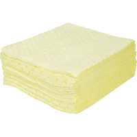 Feuilles absorbantes li&eacute;es de premi&egrave;re qualit&eacute;, Mati&egrave;res dangereuses, 15" x 17", 25 gal. d'absorption Distribution Jean Lapalme