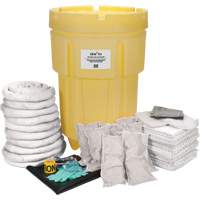 Trousse de lutte contre les d&eacute;versements de premi&egrave;re qualit&eacute; pour atelier, Huile seulement, Baril, Absorbance de 95 gal. US Distribution Jean Lapalme