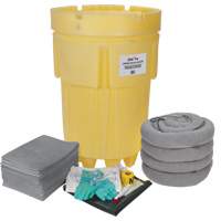 Spill Kit, Universal, Overpack/Salvage Drum, 95 US gal. Absorbancy Distribution Jean Lapalme