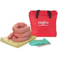 Trousse &eacute;conomique de lutte contre les d&eacute;versements, Mati&egrave;res dangereuses, Sac, Absorbance de 5 gal. US Distribution Jean Lapalme