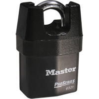 Cadenas prot&eacute;g&eacute; ProSeries, Noir, Cl&eacute;s diff&eacute;rentes, Acier lamin&eacute;, Largeur de 2-3/8" Distribution Jean Lapalme