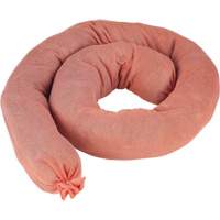 Remblais tubulaires absorbants, Mati&egrave;res dangereuses, Absorption 40 gal., 3" la x 4' lo, Pqt de 25 Distribution Jean Lapalme