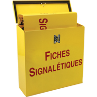 Boîte pour documents de s&eacute;curit&eacute; pour le chantier, Français, Compris reliures Distribution Jean Lapalme