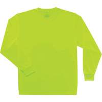 Chandail &agrave; manches longues non certifi&eacute; GloWear 8091, Polyester, Petit, Jaune lime haute visibilit&eacute; Distribution Jean Lapalme
