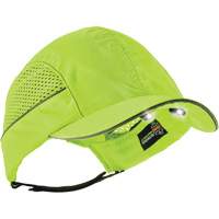 Casquette &agrave; bord court avec &eacute;clairage DEL Skullerz 8960, Vert lime haute visibilit&eacute; Distribution Jean Lapalme