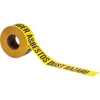 Ruban pour barricade, Anglais, 3" la x 1000' lo, 3 mils, Noir sur jaune Distribution Jean Lapalme