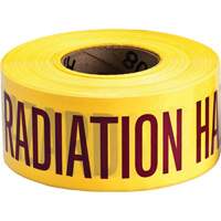 Ruban pour barricade, Anglais, 3" la x 1000' lo, 3 mils, Magenta/jaune Distribution Jean Lapalme