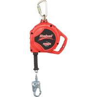 Rebel Self Retracting Lifeline, 33', Stainless Steel, Swivel Distribution Jean Lapalme
