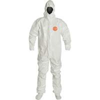 Combinaison &agrave; capuchon, Tychem 4000, 2T-Grand, Blanc Distribution Jean Lapalme