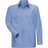 Chemise &agrave; manches longues en tissu ind&eacute;chirable, Hommes, 3T-Grand, Bleu Distribution Jean Lapalme