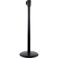 Poteaux recepteurs Slimline TensaBarrier, Hauteur de 38", Noir Distribution Jean Lapalme