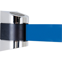 TensaBarrier&reg; Wall Mounted Units, Plastic, Screw Mount, 15', Blue Tape Distribution Jean Lapalme