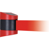 TensaBarrier&reg; Wall Mounted Units, Plastic, Screw Mount, 15', Red Tape Distribution Jean Lapalme
