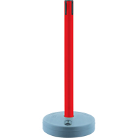Outdoor TensaBarrier&reg; - Receiver Posts, 37" High, Red Distribution Jean Lapalme