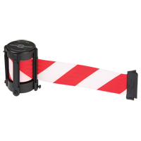 Replacement Cassettes For Utility, Advance & StowAway&reg; TensaBarrier&reg;, 13', White Tape Distribution Jean Lapalme