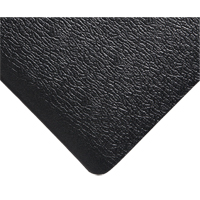 Deluxe Soft Step No. 444 Mats, Pebbled, 3' x 5' x 5/8", Black, PVC Sponge Distribution Jean Lapalme