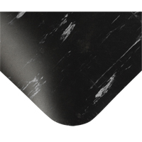 Tapis antimicrobiens Tile-Top Select no 494, Lisse, 2' x 10' x 1/2", Noir/Blanc, PVC Distribution Jean Lapalme