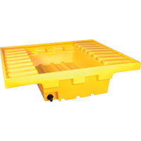 Ultra-Rack Sump&reg;, 51.5" L x 51.5" W x 12" H, 66 US gal. Capacity Distribution Jean Lapalme