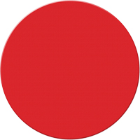 Armor Stripe Lean/5S Markers, Circle, 6" L x 6" W, Red, Plastic Distribution Jean Lapalme
