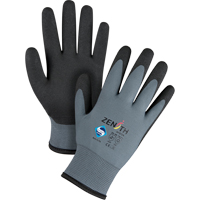 Gants enduits de premi&egrave;re qualit&eacute; ZX-30°, 10/T-Grand, R&ecirc;vetement PVC, Calibre 15, Enveloppe en Nylon Distribution Jean Lapalme
