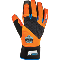 ProFlex&reg; 818WP Performance High-Visibility Thermal Waterproof Utility Gloves, Polyurethane Palm, Size Small Distribution Jean Lapalme