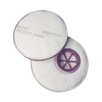 Filtre pour respirateur Diskit, Filtre contre les particules avec suppresion de vapeurs nuisibles, Vapeur organique/Filtre P100 Distribution Jean Lapalme