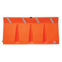 Barri&egrave;res de circulation, Rempli d'eau, 69,75" lo x 33,75" h, Orange Distribution Jean Lapalme