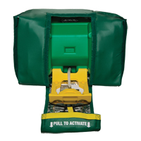 Douche oculaire portative, eau ti&egrave;de, Aliment&eacute; par gravit&eacute;, Capacit&eacute; 9 gal., Conformit&eacute; ANSI Z358.1 Distribution Jean Lapalme