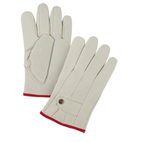 Gants de cordeur doubl&eacute;s pour l'hiver de premi&egrave;re qualit&eacute;, Petit, Paume Cuir fleur de vache, Doubleure Molleton Distribution Jean Lapalme