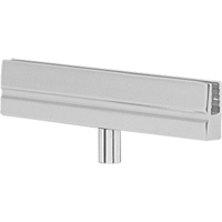 Support d'enseigne pour poteau portable, Chrome poli Distribution Jean Lapalme
