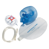 Dynamic Manual Resuscitator, Single Use Faceshield, Class 1 Distribution Jean Lapalme