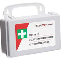 Trousse de premiers soins utilitaire Dynamic, Dispositif m&eacute;dical Classe 1, Boîte en plastique Distribution Jean Lapalme