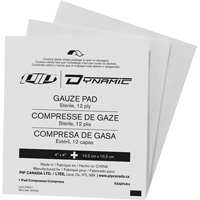 Gaze Dynamic, Tampon, 4" lo x 4" la, St&eacute;rile, Dispositif m&eacute;dical Classe 1 Distribution Jean Lapalme