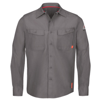 Chemises de travail IQ Endurance pour hommes, Petit, Gris Distribution Jean Lapalme