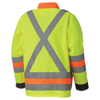6007 Veste de s&eacute;curit&eacute; routi&egrave;re respirante, Polyester, Jaune lime haute visibilit&eacute;, T-petit Distribution Jean Lapalme