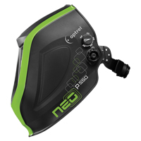 Masque de soudage P550, 3,94" lo x 1,97" la Champ de vision, Teinte 4/9 - 13, Noir/Vert Distribution Jean Lapalme