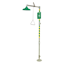 Floor Mount Drench Shower, Pedestal Distribution Jean Lapalme