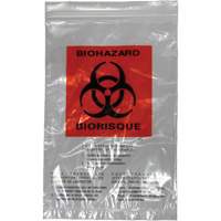 Sacs pour d&eacute;chets dangereux Dynamic, Biorisque, 9" lo x 6" la, 2,0 mils Distribution Jean Lapalme