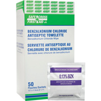 Benzalkonium Chloride Wipes, Towelette, Antiseptic Distribution Jean Lapalme