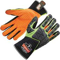 ProFlex&reg; 925F(X) Dorsal Impact-Reducing Gloves, Small, Split Leather Palm, Slip-On Cuff Distribution Jean Lapalme